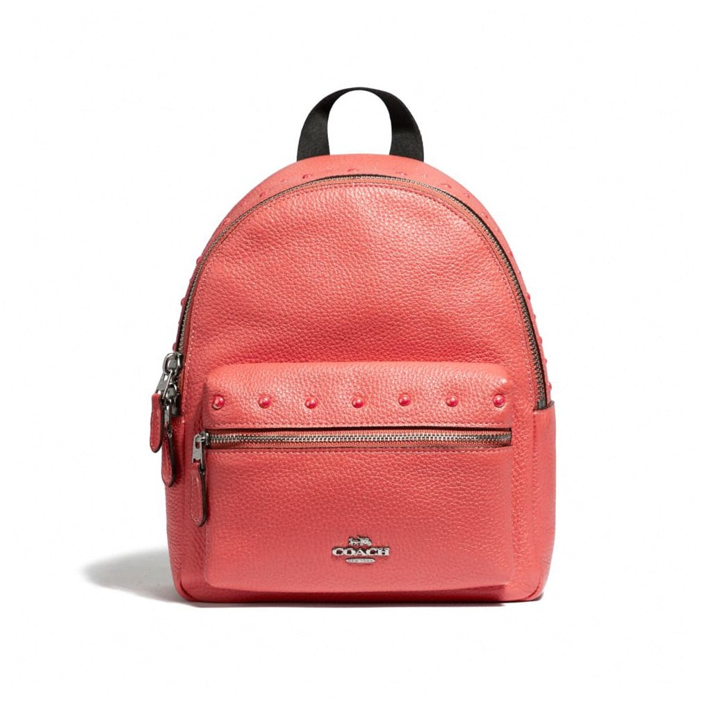 Coach - Brandclub - Coach Mini Charlie Coral Signature Leather