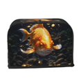 thumbnail image 2 of Sikiie Golden Koi And Treasure Toaster Covers 2 Slice Dustproof Toaster Cover Bread Machine Cover, Dustproof Cover - 11.4" x 7.5" x 7.9", 2 of 7
