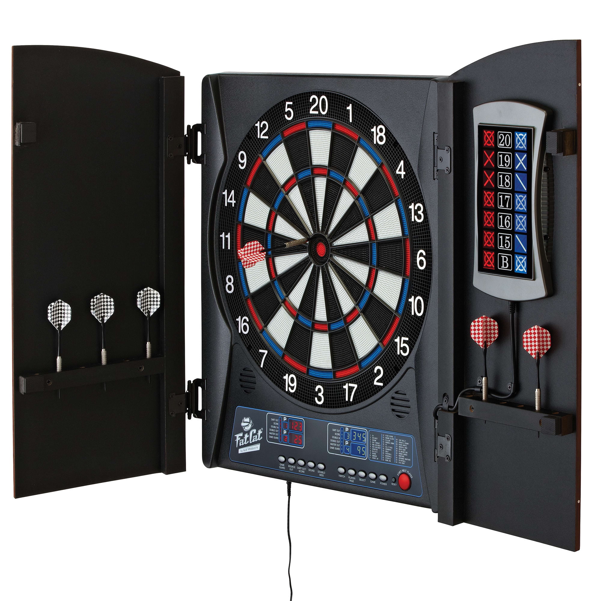Fat Cat Mercury Electronic Dartboard, 13.5" Target Area