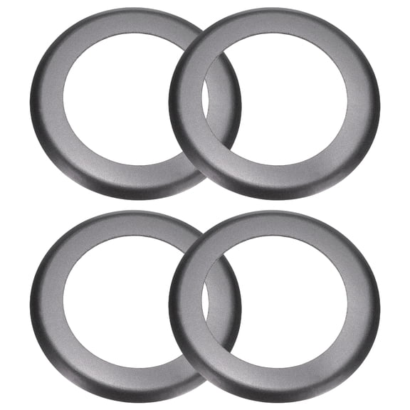 Uxcell 4pcs Air Compressor Compression Piston Ring 74.5mm OD 50mm ID 1.0mm Thickness Universal Air Compressor Replacement Piston Ring Seal for Air Pump Systems, Silver