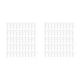 thumbnail image 1 of mmirethe Premium R Shape RC Carrossier Clips Performance pour 1/10 RC Voiture de Course Accessoires Argent Longueur 24mm 2Set, 1 of 6