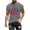 Gray, variant on HOMADLES Men Flag Graphic Tee Independence Day Crewneck Muscle Stretch T Shirt Short Sleeve White M