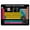 Periodic Table of Elements Black, variant on WIRESTER 13.77x10.23 in Rectangle Mouse Pad with Non-Slip Rubber Base for Computers, Laptop, Office & Home - Benjamin Franklin Dollar Pattern