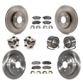 thumbnail image 1 of Transit Auto Front Rear Wheel Hub Bearings Assembly Disc Brake Rotors and Semi-Metallic Pads Kit (10Pc) for Car 2005-2010 Honda Odyssey - Left Right Side (Driver Passenger) KBB-106246, 1 of 10
