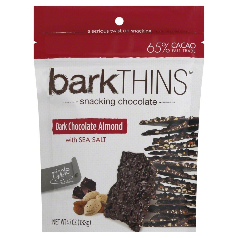 Barkthins Dark Chocolate Almond Snacking Chocolate, 4.7 oz by Bark Thins