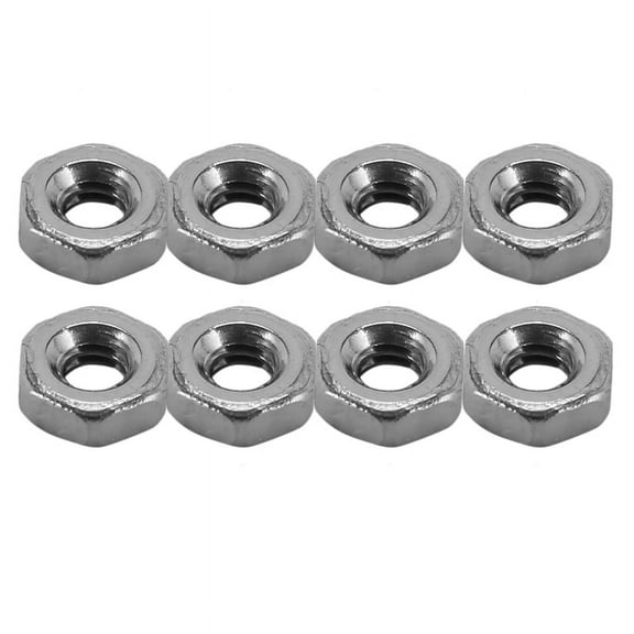 Metric M2 Hex Nuts 304 Stainless Steel Fastener DIN934 200Pcs for Bolt