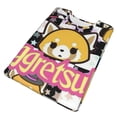 thumbnail image 3 of Mens Aggretsuko 3d Print T-Shirt Crewneck Short Sleeve Tee Shirt, 3 of 7