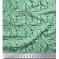 thumbnail image 1 of Soimoi Rayon Fabric Blossom Floral Print Fabric by The Yard 42 Inch Wide, 1 of 5