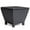 Black, variant on IVV Outdoor Side Table, Patio Rattan Deck Box, 13 Gallon for Cushion Towel Books, Black Small Coffee Table with Storage, 19.7"L x 19.7"W x 16.5"H