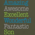 thumbnail image 3 of CafePress - Son Amazing Fantastic Dark T Shirt - Men's Classic Graphic Cotton T-Shirt, 3 of 4