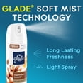 thumbnail image 4 of Glade® Odor Fighting Soft Mist Air Freshener Room Spray, Cashmere Woods®, 7.3oz., 1 Count, 4 of 5