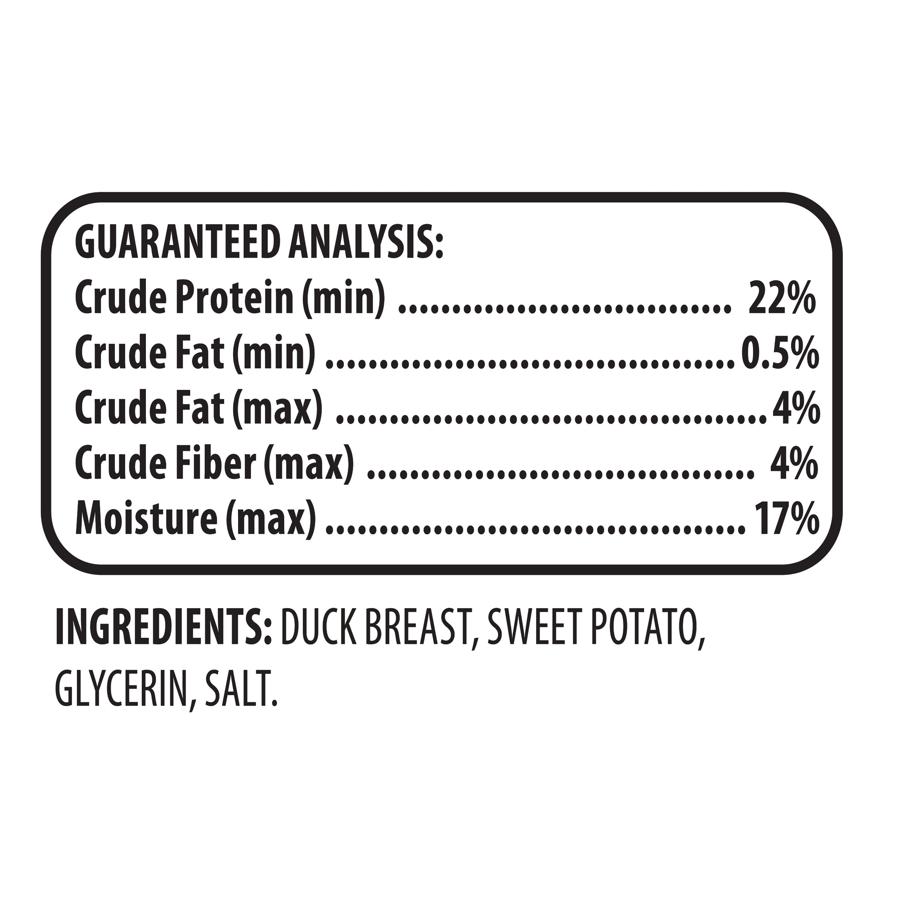 Golden Rewards Sweet Potato Wrapped with Duck Premium Treats for Dogs, 16 oz Bag