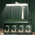 thumbnail image 4 of COFEST LED Reading Lamp Student Study Special Desk Lamp Dormitory Rechargeable Pen Holder Folding Rotating Desk Bedside Lamp White, 4 of 8