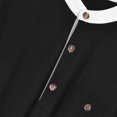 thumbnail image 4 of Weiqiqre Men Tank Tops Classic Button Basic Sleeveless Shirt Solid Color Cotton Tees Golf Stylish Tops, 4 of 8
