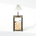 thumbnail image 5 of Furinno Turn-N-Tube End Table, Side Table, Grey Oak/Black, 5 of 6