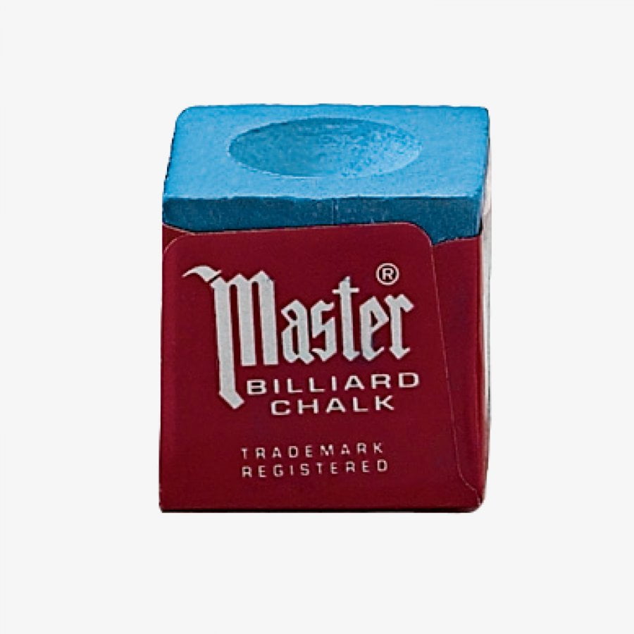 1 Gross Master Billiard and Pool Cue Stick Chalk Sky Blue 144 Cubes