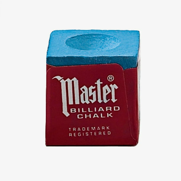 Master Billiard Pool Cue Chalk Premium Quality - 1 Gross - 144 pcs - Made  in The USA + 10 pcs of Quality Billiard Pool Table Spots by Tweeten Fibre