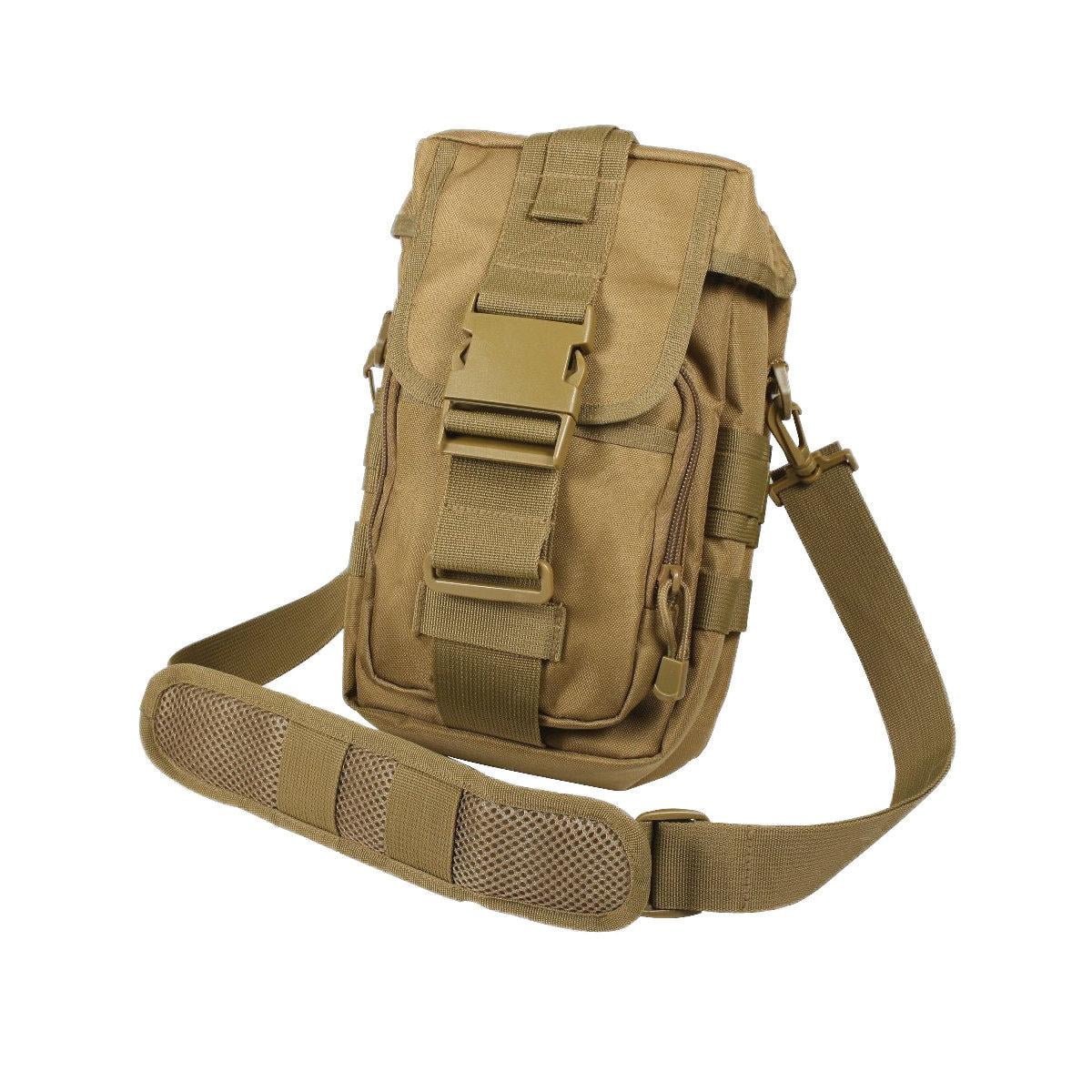 Rothco Flexipack Tactical Shoulder Bag - Coyote Brown - Walmart.com