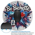 thumbnail image 2 of Toronto Baseball BB 11 Round Non-Slip Rubber 2 PCS 8in Mouse Pad 3mm Thick Polyester Surface for Office Gaming PC, Bluebird Mouse Pad LS430, 2 of 7