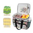 thumbnail image 2 of FORMRS Insulated Cooler Bag 24 Cans Capacity Soft Leakproof Lunch Box with Side Pockets, Colorful Flowers Blossoms, 2 of 7