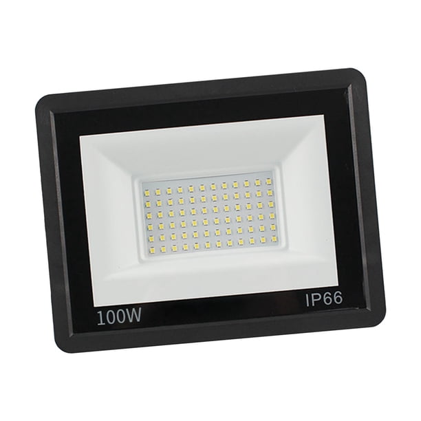 Luz de inundación LED para exteriores, luz blanca cálida, luz de trabajo exterior, luz de seguridad brillante ajustable de 3000K para taller, césped y grande