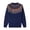 Blue, variant on Fair Isle Sweater Women Crewneck Lightweight Soft Pullover Sweater Tops Cozy Knitwear Casual Winter Fashion Comfortable Yarn
