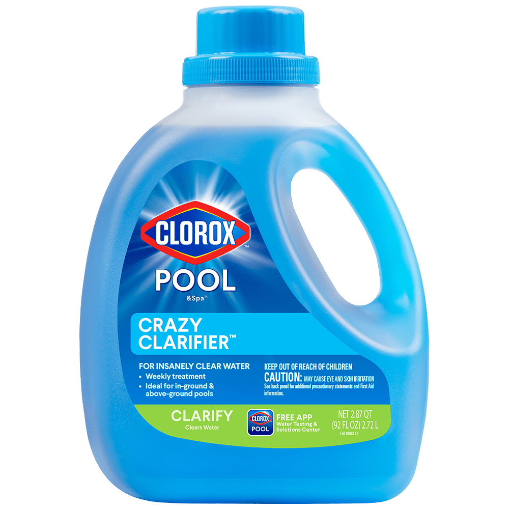 Clorox Pool&Spa Crazy Clarifier for Insanely Clear Pool Water, 92 oz