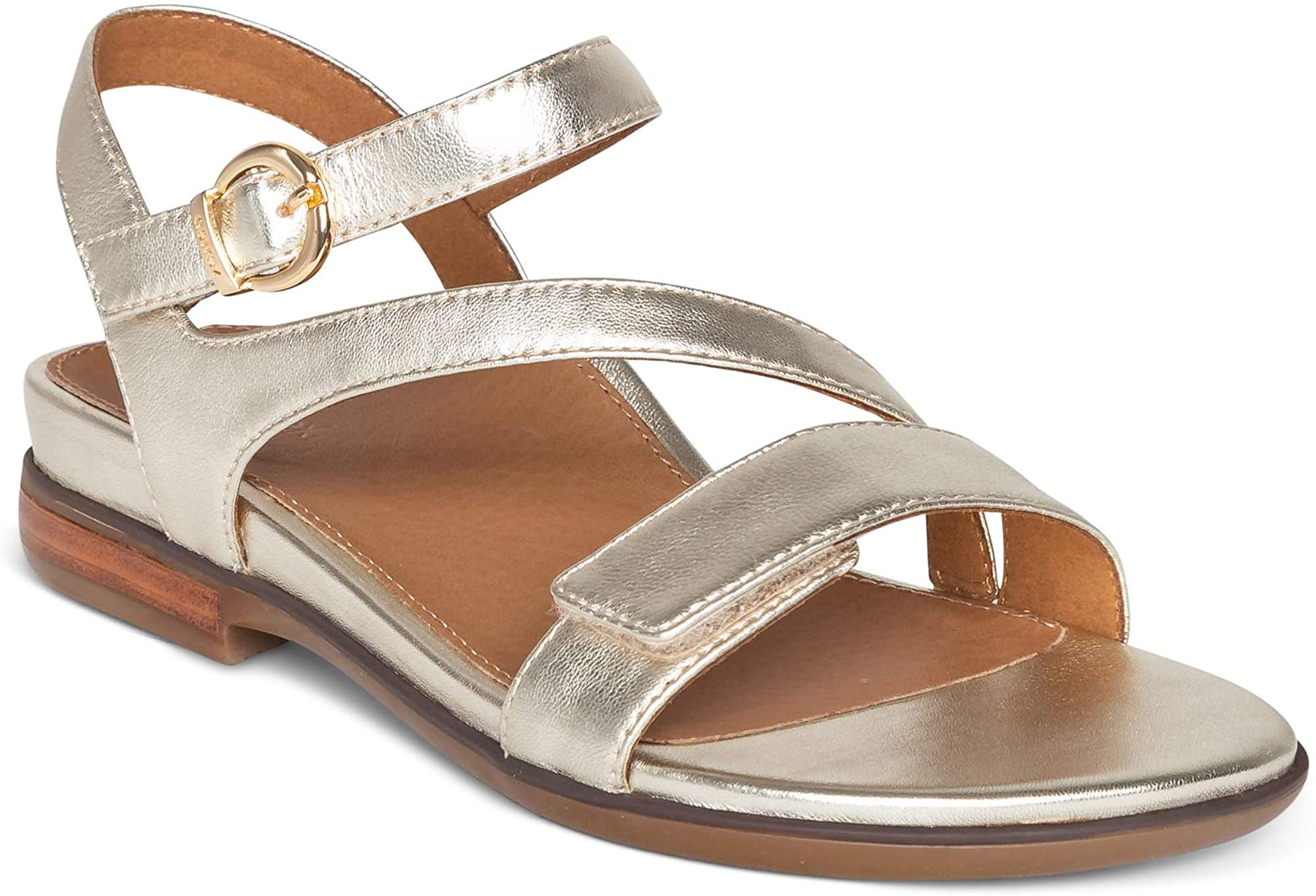 Aetrex Tia Adjustable Quarter Strap Sandal Walmart Canada
