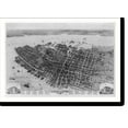 thumbnail image 2 of Historic Framed Print, Bird's eye view of the city of Charleston South Carolina 1872.C. Drie, lithographer., 17-7/8" x 21-7/8", 2 of 9