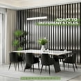 thumbnail image 6 of 1/2/3 Rolls Package, 3D Stereo Carved Metal Groove Wall Stickers Sound-Absorbing & Noise-Reducing PVC Material, Peel-and-Stick Thickened Version, Suitable for Kitchen Walls, Bathroom Walls, Living Ro, 6 of 9