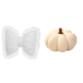 thumbnail image 1 of Cojín moderno con lazo de calabaza para una cómoda mesita de noche, sofá, silla, estudio, oficina, , interior, Halloween, decorativo., 1 of 8