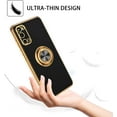 thumbnail image 4 of for Samsung Galaxy S20 Case with Ring Holder Kickstand 360 Degree Rotation  Car Finger Soft TPU Slim Cover Shockproof Protective Phone Case for Samsung S20 6.2" Women Men, Black, 4 of 16