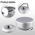 thumbnail image 3 of Mosiee 0.9L Tea Kettle Camping Teapot Outdoor Portable Coffee Pot Water Kettle, 3 of 9