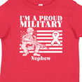 thumbnail image 4 of Inktastic Proud Military Nephew Red Friday Boys Toddler T-Shirt, 4 of 5
