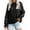 DT--Black, variant on DailyTrove Women's Distressed Cable Knit Sweater, Long Sleeve, Casual Street & Festival Wear, Soft Wool Blend, Plus Size Friendly