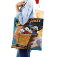 thumbnail image 4 of DuckTales Bolso de tela con estampado de lienzo para mujer, bolsa de compras reutilizable y estética, con cremallera interior, regalo para mujer,40*45cm., 4 of 6