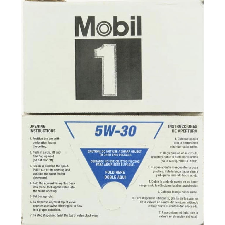Mobil 1 Eco Box Advanced Full Synthetic Motor Oil 5W-30, 5 qt