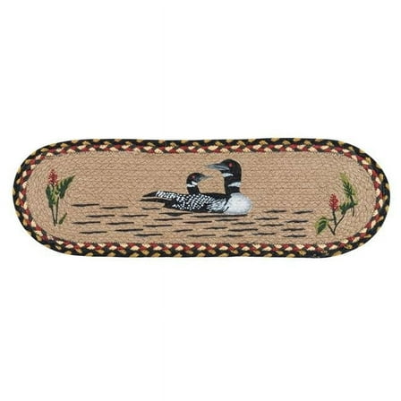 27 x 8.25 in. ST-OP-43 Loon Oval Stair Tread