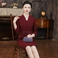 NEWCE Xi motherinlaw cheongsam improved dress 2024 middleaged mom