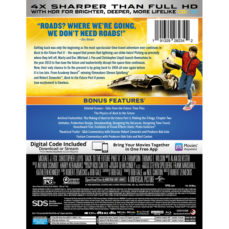 Back to the Future Part II 40th Anniversary (Steelbook) (4K