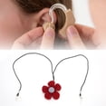thumbnail image 4 of Clip, Prevent Lost Hairpin Style Hearing Aids Holder Strap Red Flower Cute For Children For Sports ANGGREK Otros, 4 of 8