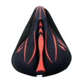 thumbnail image 1 of Funda Cojín Asiento Bici Espuma Gel Acolchado Con Tira Reflectante (Negro Rojo) JShteea Accesorios para bicicletas, 1 of 2