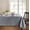 Gray, variant on Elrene Home Fashions Continental Solid Texture Water and Stain Resistant Tablecloth, Red, 52" x 70" Rectangle