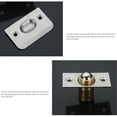 thumbnail image 3 of Ensemble de 2 Portes de Placard Durables en Acier Inoxydable Réglables avec Plaque de Frappe Finition Satinée Brossée, 3 of 6