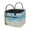 Coastal Beach Scenery, variant on Pzuqiu Starfish Print Quilted Laundry Basket with Handles Foldable Large Capacity Heavy-Duty Storage Hamper with Pocket for Bedroom Bathroom Dorm Use Clothes Organization
