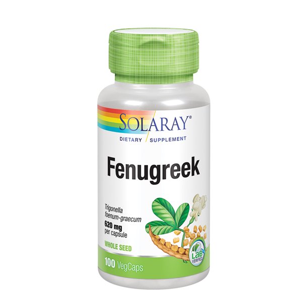 Solaray Fenugreek Seed 620 mg Healthy Digestion & Stomach Comfort