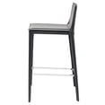 thumbnail image 4 of Home Square Palma 30" Leather Bar Height Stool in Dark Gray - Set of 2, 4 of 4