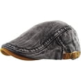 thumbnail image 2 of Denim Gatsby Cap Mens Denim Hat Golf Driving Summer Cabbie Newsboy, 2 of 7
