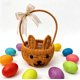 thumbnail image 5 of Yhmxh Organizadores y almacenamiento Cesta de Pascua tejida a mano para la compra de conejos, cesta de baño, cesta de mano, cesta de picnic al aire libre Almacenamiento de ducha, 5 of 5
