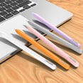 thumbnail image 3 of Silicone Tablet Pencil Case Shockproof Anti Slip Touch Screen Pen Cover Waterproof Colorful Stylus Sleeve for Apple Pencil Pro Orange-Red, 3 of 6